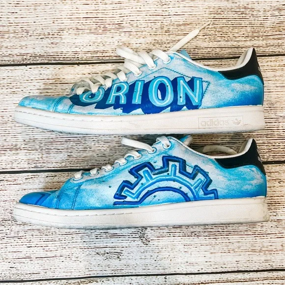 Adidas Sam Smith Custom Painted Sneakers - Picture 3 of 7